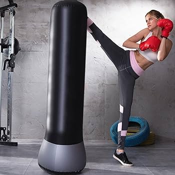 150cm 耐久性 耐衝撃性 自立型 サンドバック Amazon | サンドバッグ JanTeelGO インフレータブル パンチ
